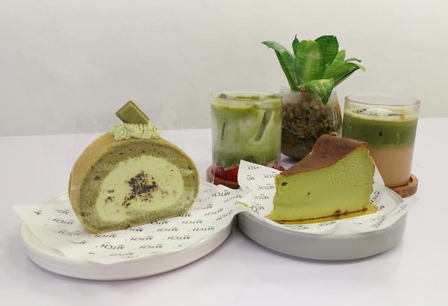 matcha dezerty